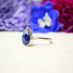 Blue Kyanite Stacking Ring (Size 5 1/2)