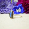 Labradorite Stacking Ring (Size 10)