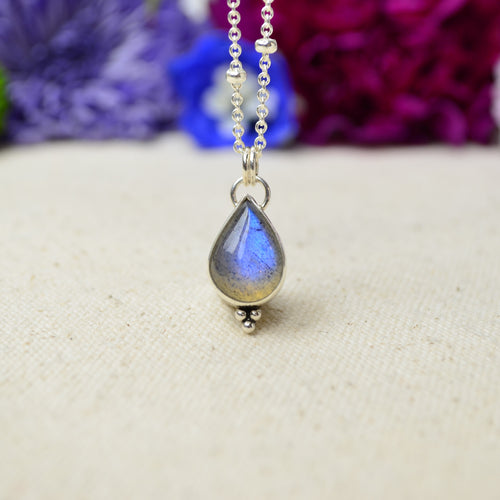 Labradorite Charm Necklace